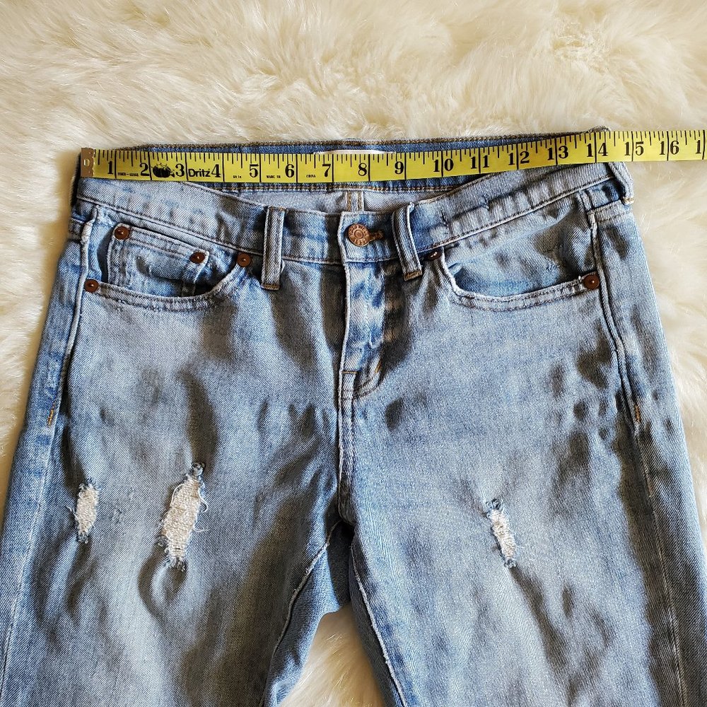 Madewell Slim Boyjean Distressed Kinsey Wash 25 - Picture 14 of 16
